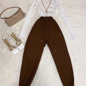 Naked Wardrobe Brown Sweat pants